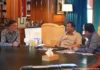 Momen Prabowo Terima John Herdman dan Erick Thohir di Hambalang