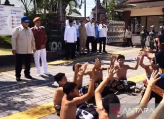 Presiden Tinjau Pelaksanaan SR di Tabanan Bali