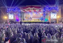 Ribuan Umat Muslim di Malang Doakan Prabowo Dikuatkan Pimpin Bangsa