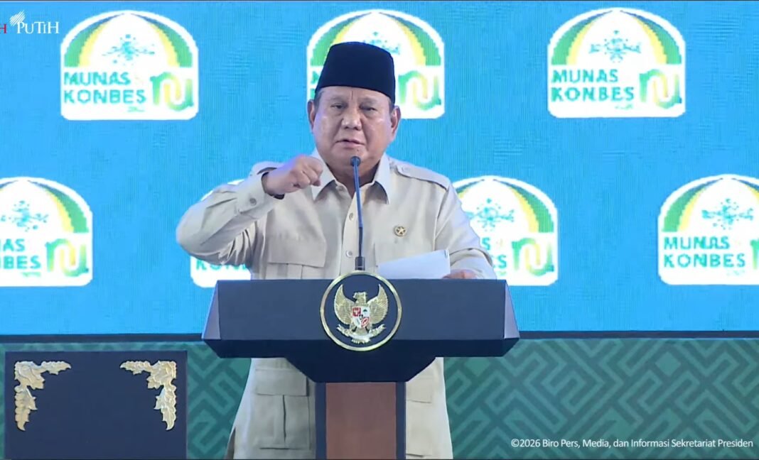 Singgung Lagu Syubbanul Wathon, Prabowo, NU Sudah Lebih Dulu dari Salam Komando TNI