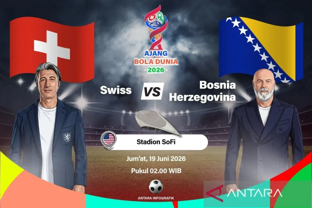 Swiss raih kemenangan pertama usai gilas Bosnia dan Herzegovina 4-1