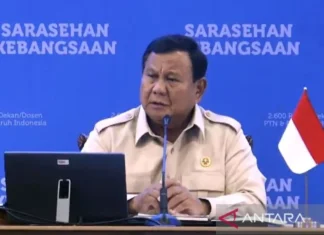 Tutup Sarasehan Kebangsaan, Prabowo Terima Usulan dari Akademisi