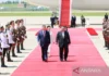 Xi Jinping Disambut Meriah di Pyongyang