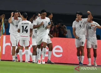 Indonesia Cukur Kamboja 5-1, Mitchell Tiga Gol