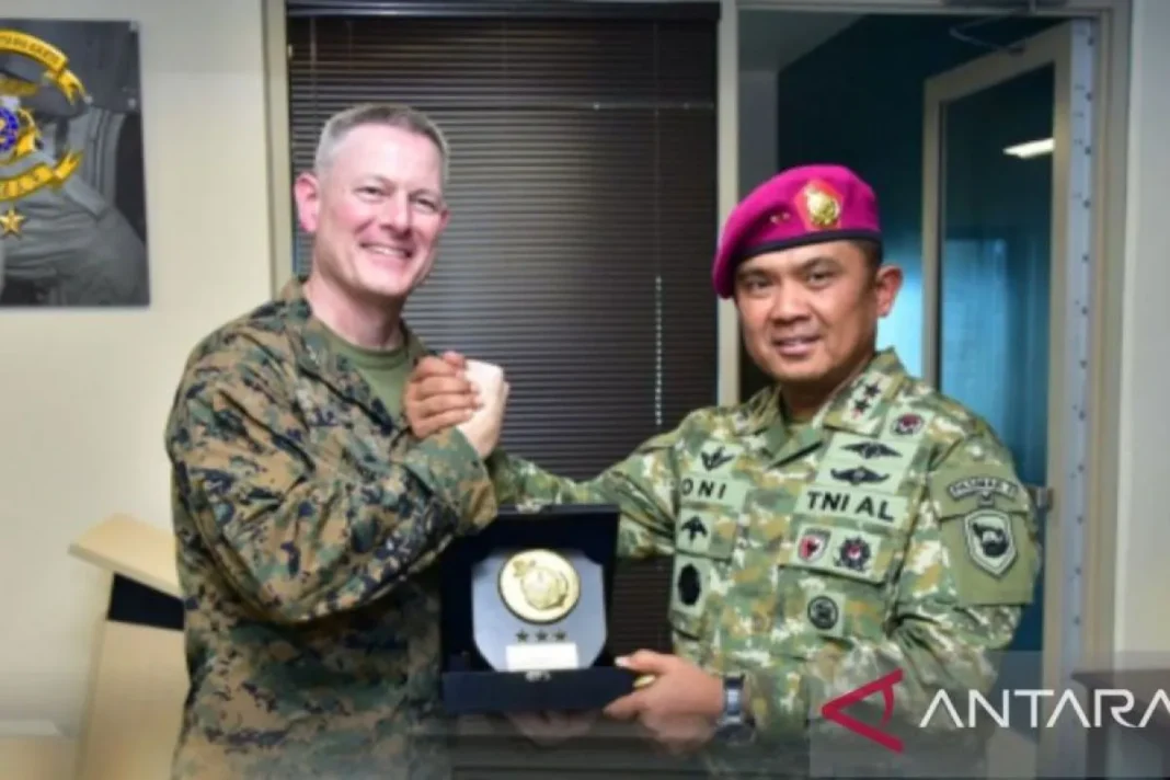 Korps Marinir TNI AL pererat hubungan dengan Marinir AS