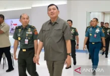 Menhan Pastikan Fasilitas Farmasi RSPPN siap untuk Layani Rakyat