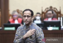 Nadiem Makarim Divonis 10 Tahun Penjara Terbukti Korupsi di Kasus “Chromebook”