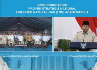 Prabowo: Proyek Blok Masela Percepat Kemajuan Indonesia Timur