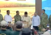 Prabowo Pimpin Panen Raya Bersama TNI di 43 Lokasi dari Malang