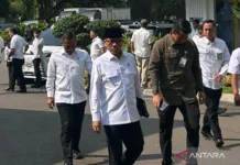 Prabowo Pimpin Sidang Kabinet Paripurna di Istana