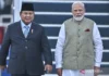 Presiden Prabowo Sambut Ketibaan PM India Narendra Modi di Halim Perdanakusuma
