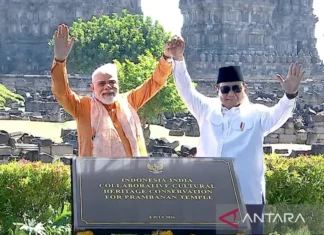 Prabowo: Relief Ramayana di Prambanan Saksi Kedekatan Indonesia-India