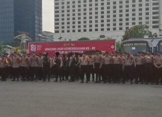 9.242 Personel Siaga Aksi Mahasiswa di Bundaran HI, 21 Orang Diamankan