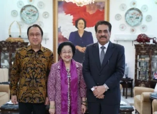 Dubes Yaman Temui Megawati Bahas Situasi Timur Tengah