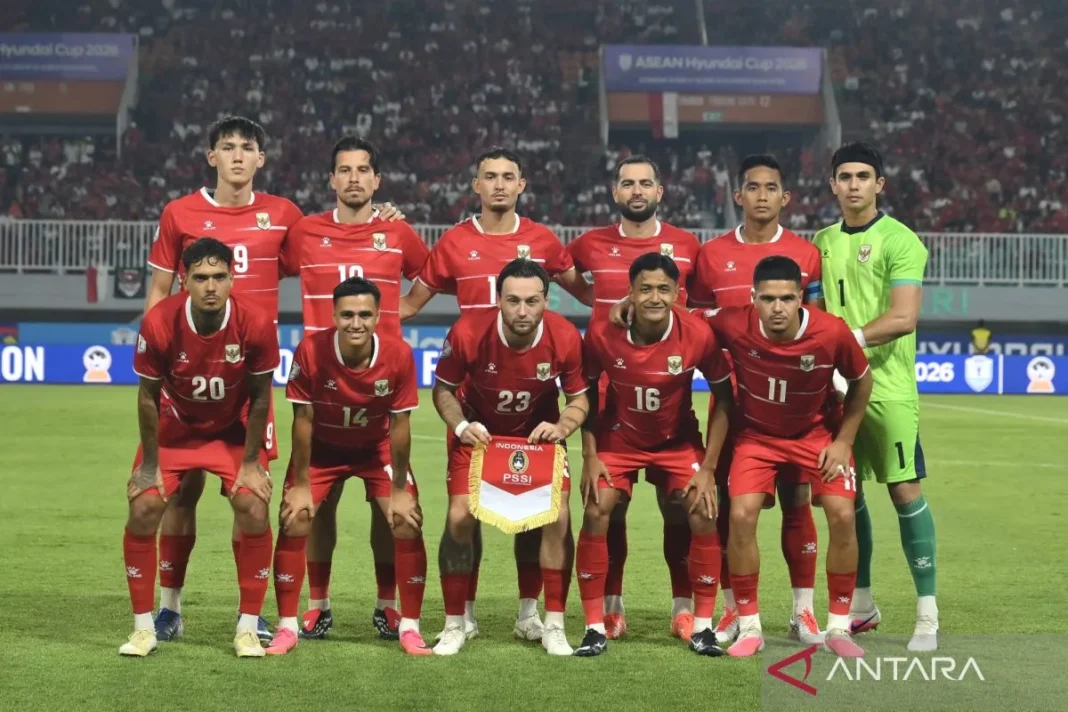 Indonesia bermain imbang 1-1 kontra Singapura