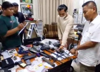 Polisi Sebut Pemilk Senjata yang Ditemukan di Sekolah Swasta Telah Meninggal Dunia