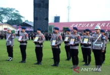 Narkoba hingga Desersi, 10 Personel Brimob Sumut Dipecat