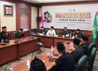 Pagar Nusa Gelar Rakernas 2026, Bahas Pengiriman 1.000 Pasukan Inti Amankan Muktamar NU Ke-35 di Jombang