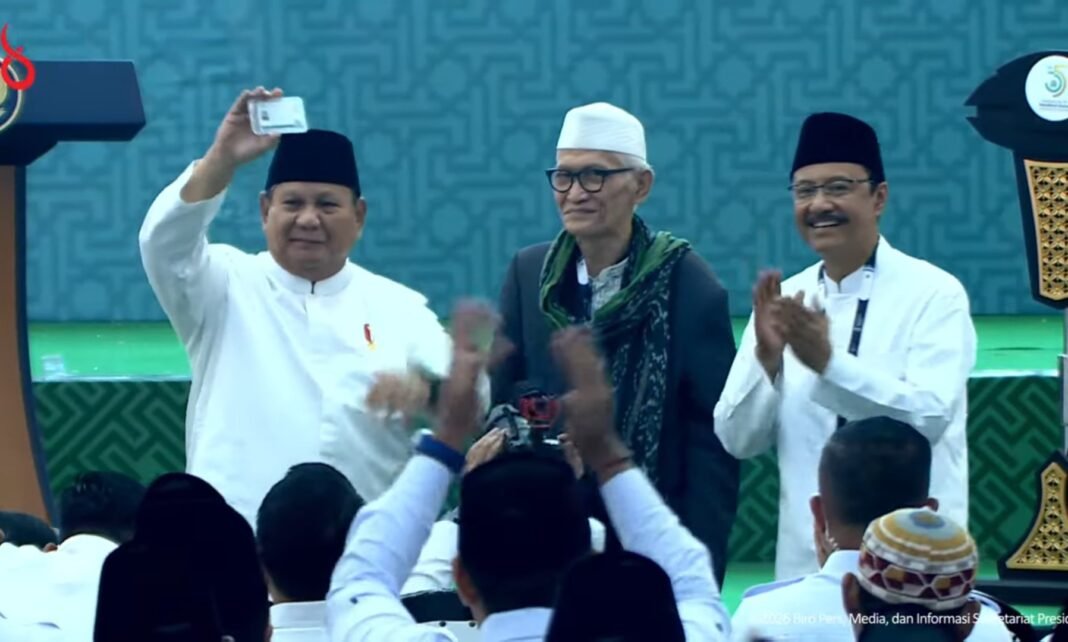 Prabowo Akhirnya Dapat Kartu NU, Anggota Seumur Hidup