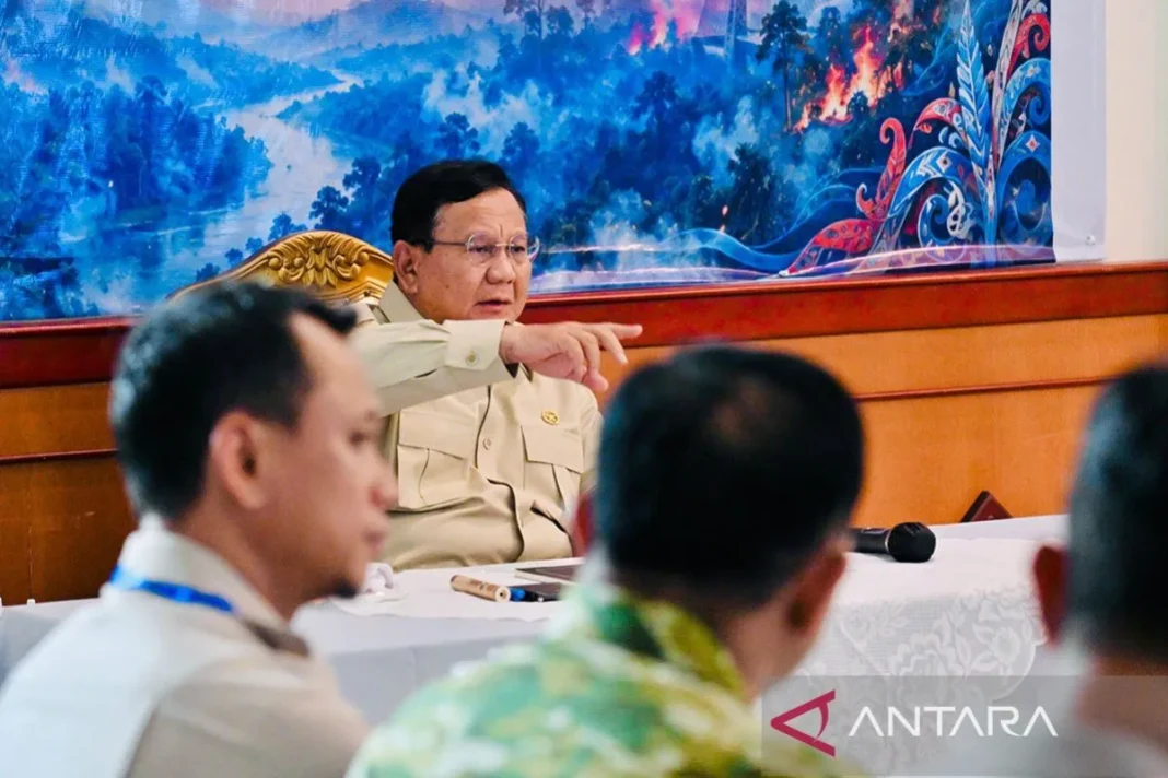 Prabowo janji setop perluasan dan penambahan titik api di Kalimantan