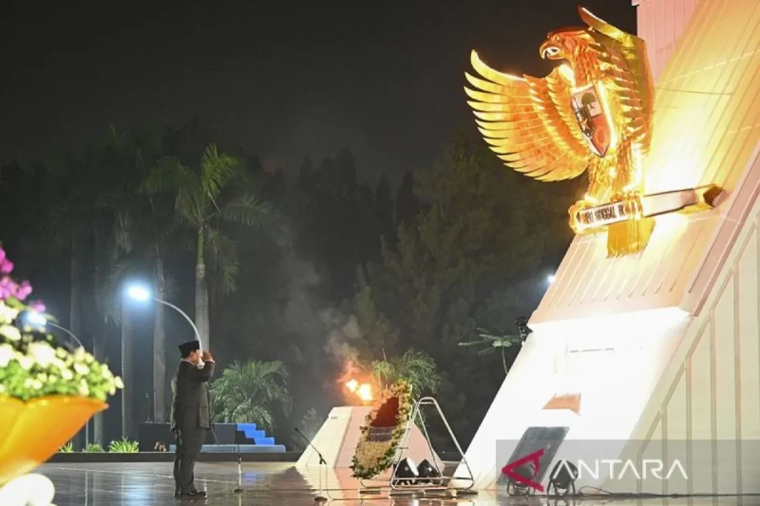 Prabowo pimpin Ziarah Nasional-Renungan Suci HUT 81 RI di TMP Kalibata