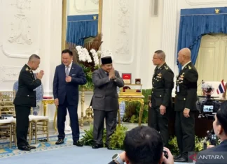 Presiden Prabowo Terima Tanda Kehormatan dari Angkatan Bersenjata Thailand