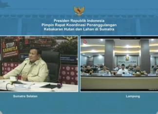 Presiden Pimpin Rapat Penanganan Karhutla Tiga Provinsi di Sumatera