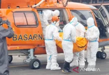 Basarnas Kerahkan Dua Heli Cari 68 Korban KM Virgo yang masih Hilang