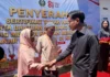 Gibran Saksikan Penyerahan Sertifikat Hak Milik Warga Huntap Sibolga