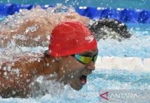 Joe Kurniawan Gagal Tembus Final 100 Meter Gaya Kupu-kupu Putra