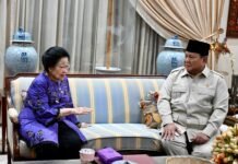 Prabowo Takziah ke Kediaman Megawati atas Wafatnya Guruh Soekarnoputra