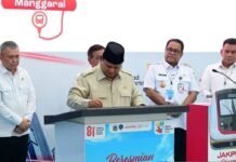 Prabowo Resmikan LRT Jalur Kelapa Gading-Manggarai