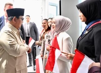 Presiden Prabowo Disambut Mahasiswa Indonesia di Vladivostok