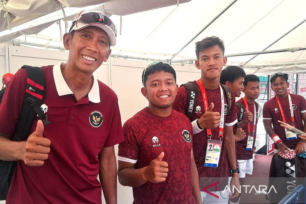 Soft tenis sumbang perunggu bagi Indonesia dari beregu putra
