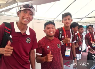 Soft Tenis Sumbang Perunggu bagi Indonesia dari Beregu Putra