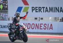 Bezzecchi Pimpin Dominasi Aprilia di MotoGP Indonesia 2026